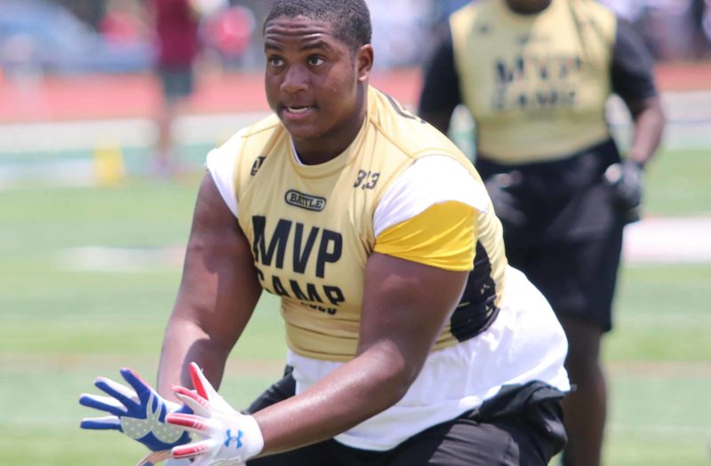 Versatility and aggression wins the day at MVP Camp on Sunday for offensive line prospects