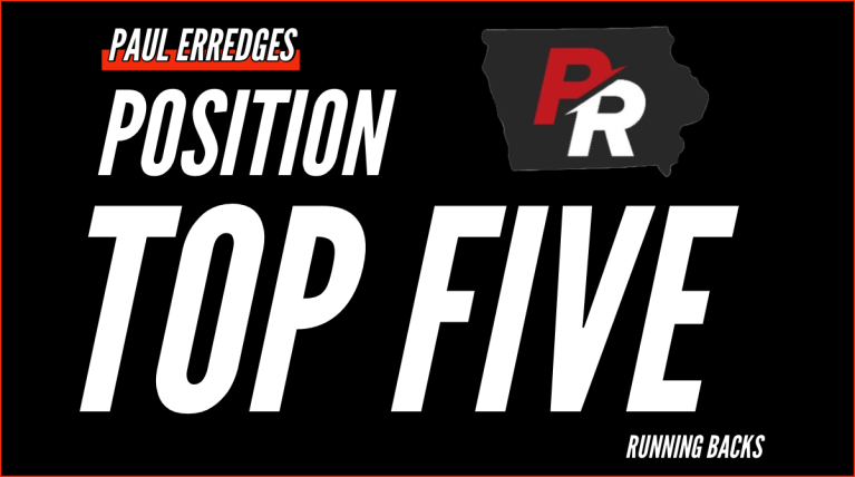Paul Erredges POSITION TOP 5: Running Back (5A)