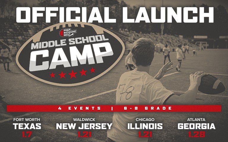 The Prep Redzone Next Middle School Camp Series is BACK!