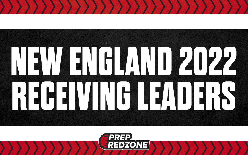 2022 New England  Final Stat Leaders in Receiving.