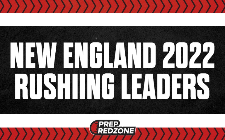 2022 New England Final Season &quot;Rushing Leaders&quot;.