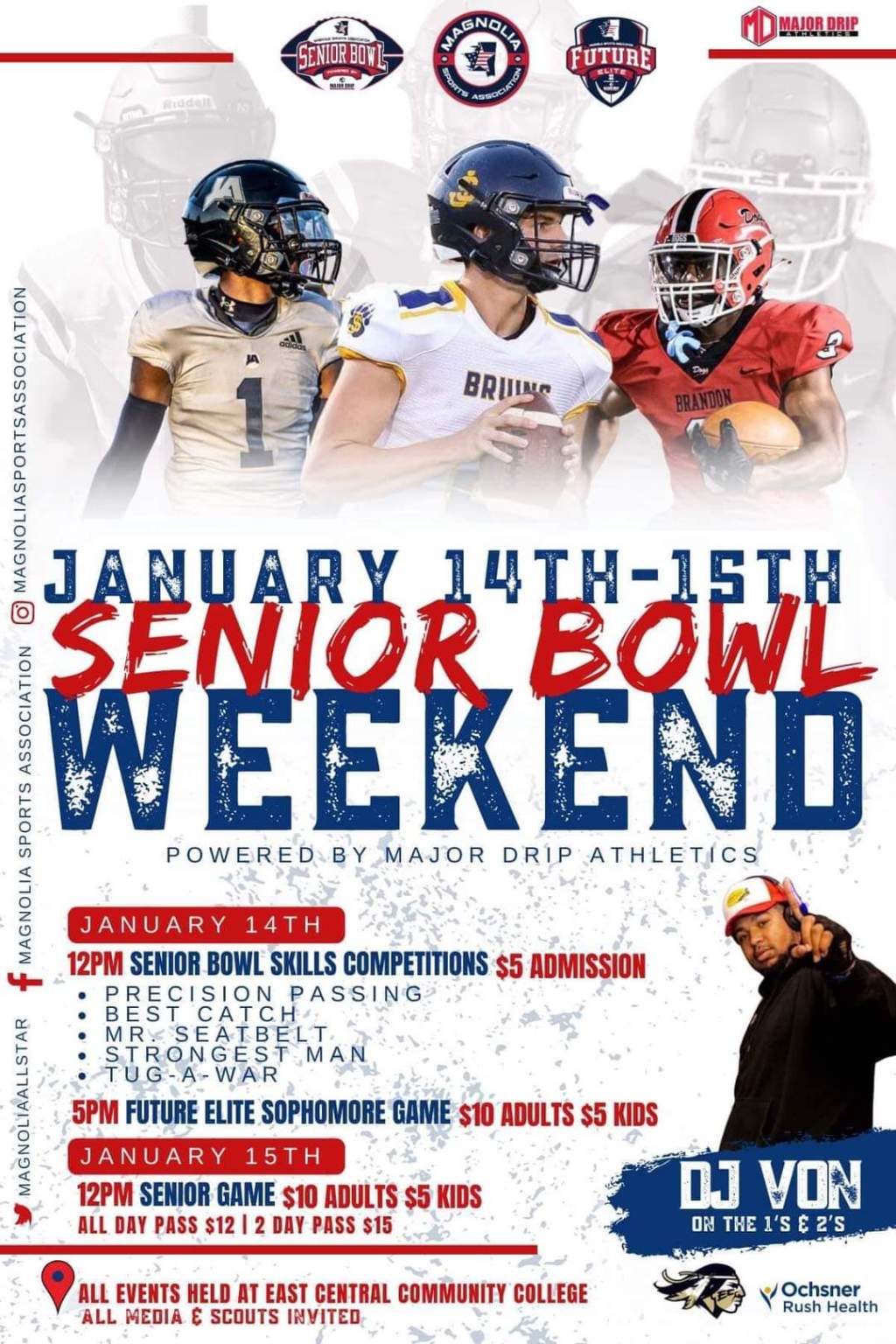 Magnolia Stand Senior Bowl Stand Outs