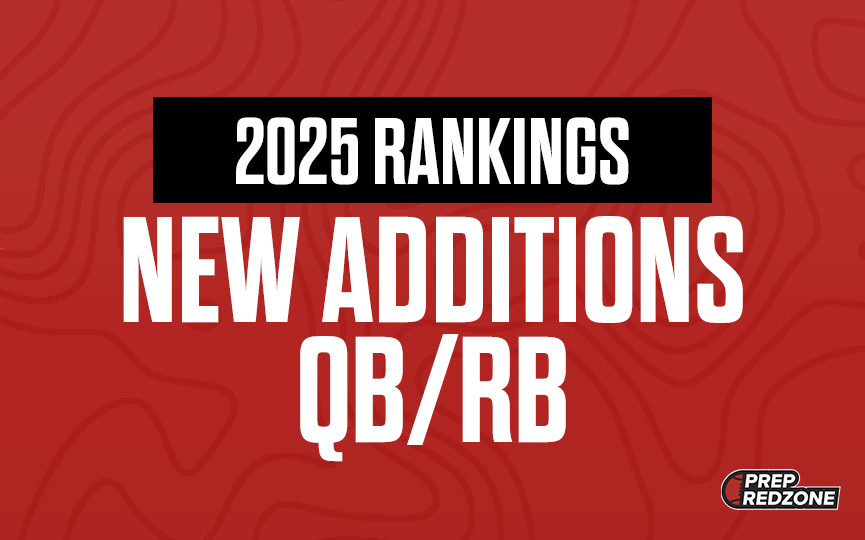 2025 Rankings: New Additions: QB/RB