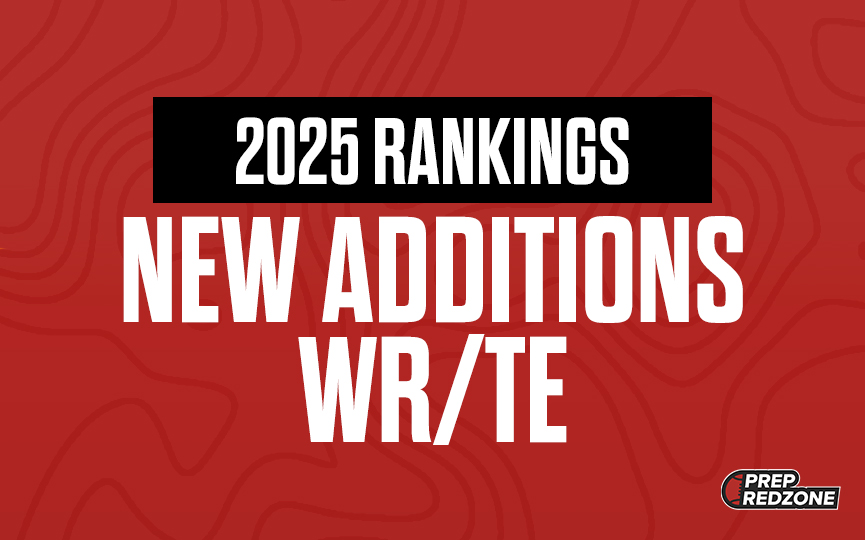 2025 Rankings: New Additions WR/TE