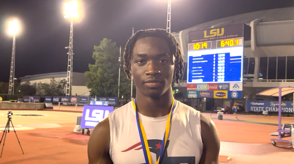 Louisiana's fastest football players at outdoor championships