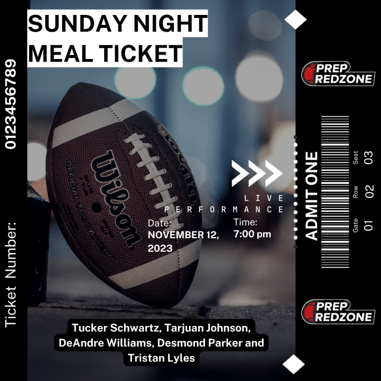 Sunday Night Meal Ticket