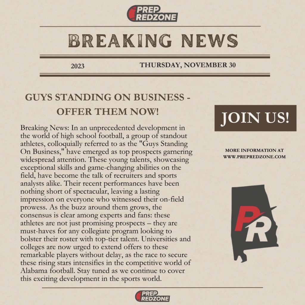 Guys Standing On Business - Offer them NOW!