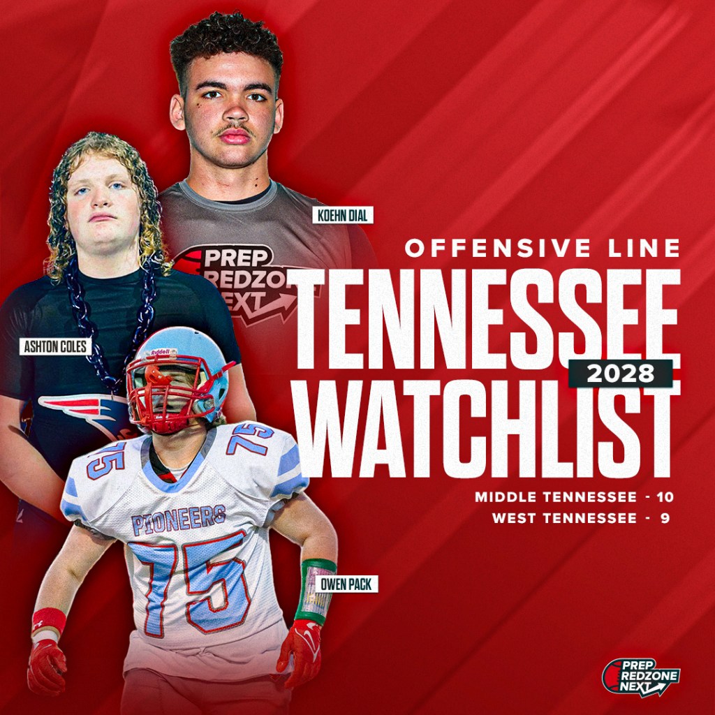 My Current Top 60 2028 Offensive Linemen in Tennessee – March ’24