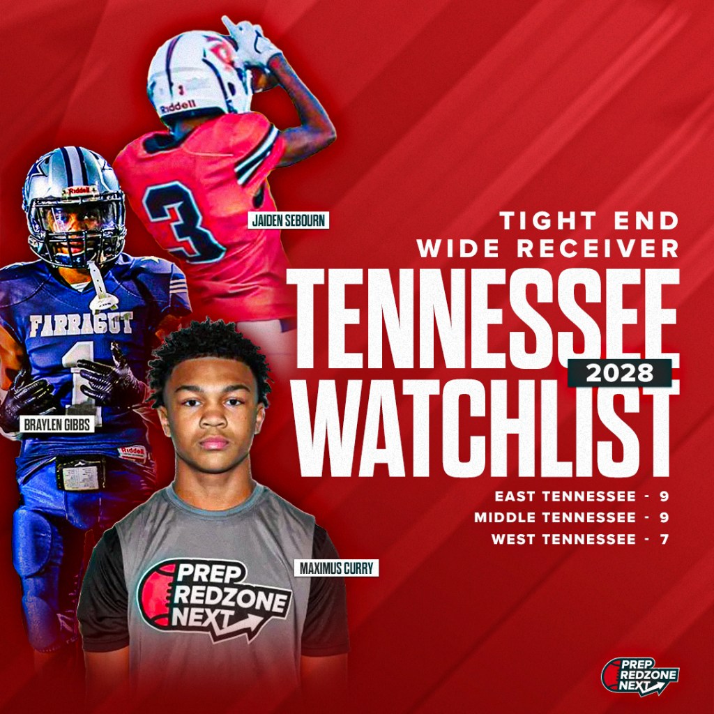 My Current Top 60 2028 WRs and TEs in Tennessee – March ’24