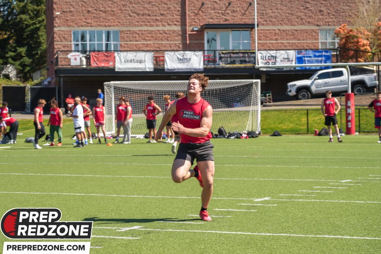Who posted the top test results at the PRZ Washington Combine?