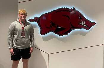 Recruiting: 2025 La Cueva OL offered by Arkansas during visit