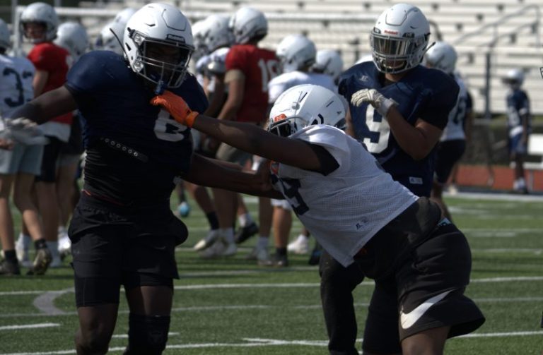 Hickory Ridge Ragin Bulls Spring Practice Visit