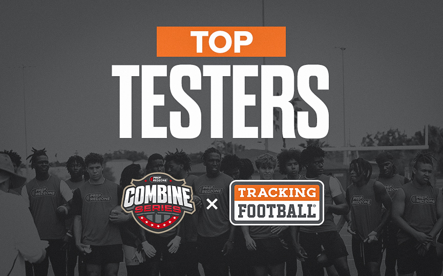 Who posted the top test results at the PRZ Arkansas Combine?