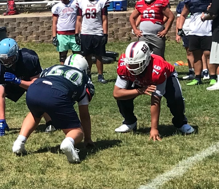 AHMPT UP Football Camp: Offensive Line Stand Outs