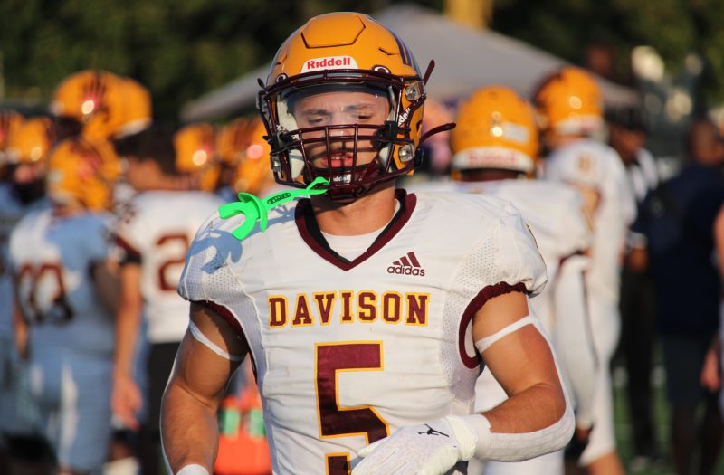 <span class="pn-tooltip pn-player-link">
        <span class="name-pointer">Davison Scouting Report (vs. De La Salle)</span>
        <span class="info-box not-prose" style="background: linear-gradient(to bottom, rgba(193,25,32, 0.95) 0%,rgba(193,25,32, 1) 100%)">
            <a href="https://prepredzone.com/2024/09/davison-scouting-report-vs-de-la-salle/" class="link-wrap">
                                    <span class="player-img"><img src="https://prepredzone.com/wp-content/uploads/sites/3/2024/09/IMG_5968-crop-1847x1213-1725167643.jpg?w=150&h=150&crop=1" alt="Davison Scouting Report (vs. De La Salle)"></span>
                
                <span class="player-details">
                    <span class="first-name">Davison</span>
                    <span class="last-name">Scouting Report (vs. De La Salle)</span>
                    <span class="measurables">
                                            </span>
                                    </span>
                <span class="player-rank">
                                                        </span>
                                    <span class="state-abbr"></span>
                            </a>

            
        </span>
    </span>

