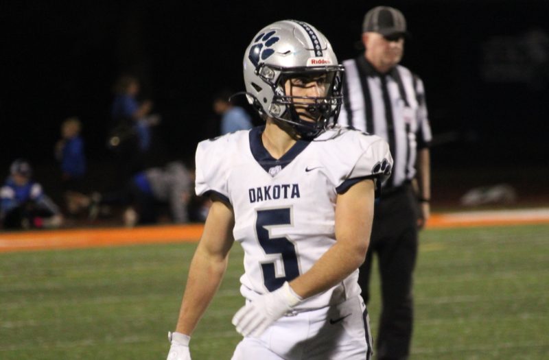 <span class="pn-tooltip pn-player-link">
        <span class="name-pointer">Dakota Scouting Report (Vs. IKE)</span>
        <span class="info-box not-prose" style="background: linear-gradient(to bottom, rgba(193,25,32, 0.95) 0%,rgba(193,25,32, 1) 100%)">
            <a href="https://prepredzone.com/2024/10/dakota-scouting-report-vs-ike/" class="link-wrap">
                                    <span class="player-img"><img src="https://prepredzone.com/wp-content/uploads/sites/3/2024/10/IMG_6842-crop-1536x1009-1728724474.jpg?w=150&h=150&crop=1" alt="Dakota Scouting Report (Vs. IKE)"></span>
                
                <span class="player-details">
                    <span class="first-name">Dakota</span>
                    <span class="last-name">Scouting Report (Vs. IKE)</span>
                    <span class="measurables">
                                            </span>
                                    </span>
                <span class="player-rank">
                                                        </span>
                                    <span class="state-abbr"></span>
                            </a>

                    </span>
    </span>
