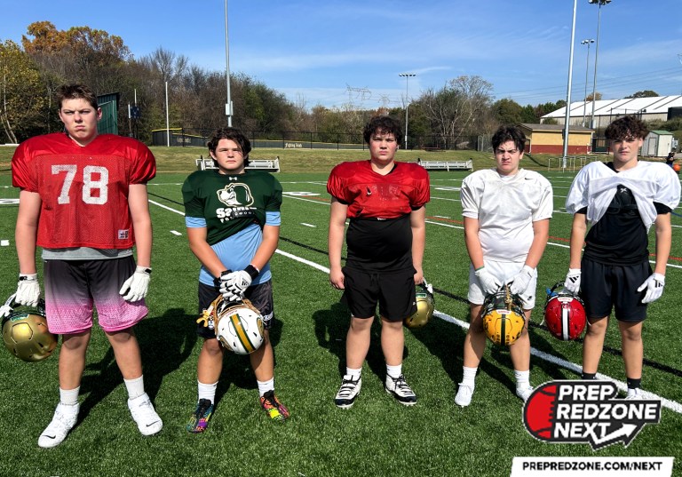 Fire vs. Ice Game: Team Fire Linemen Practice Standouts