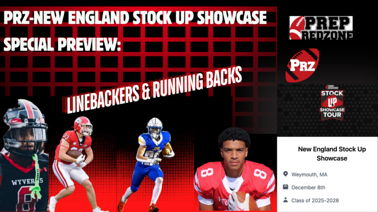 PRZ NEW ENGLAND STOCKUP SHOWCASE SPECIAL PREVIEW: RB &amp;amp; LB