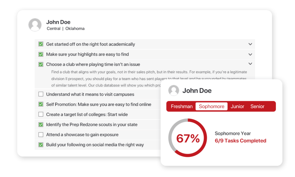 Tasks are your recruiting timeline.