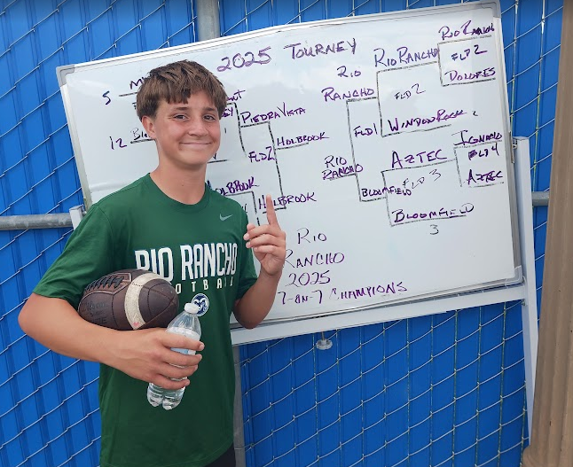 Sights &amp;amp; Sounds: 2030 QB Leads Rio Rancho To FLC 7x7 Title