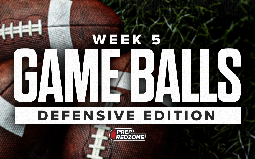 Week 5 Game Balls Defensive Edition