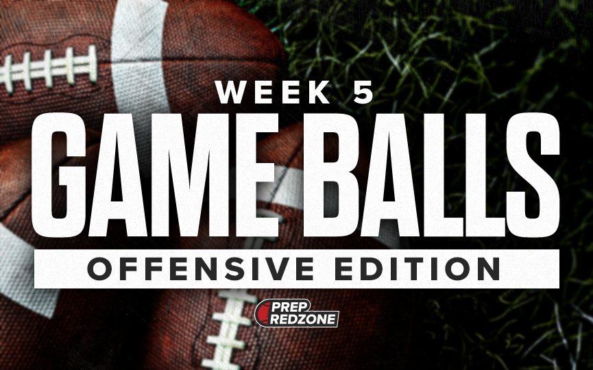 Week 5 Game Balls Offensive Edition