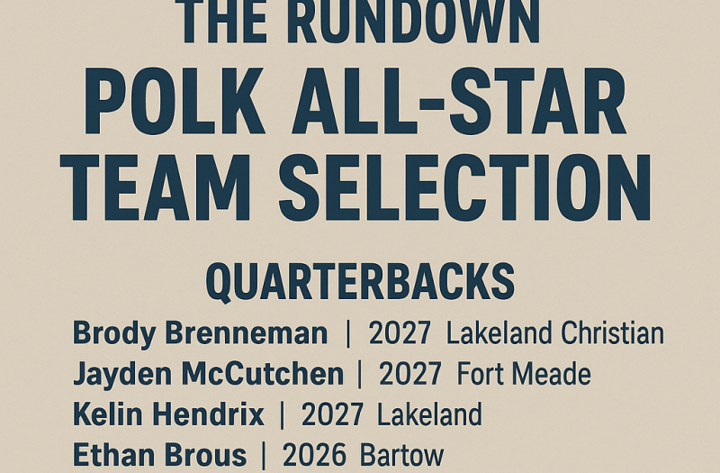 Polk County All-Star Team Watch: Quarterbacks and Running Backs