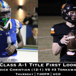 Our First Look At The A-1 Title Game