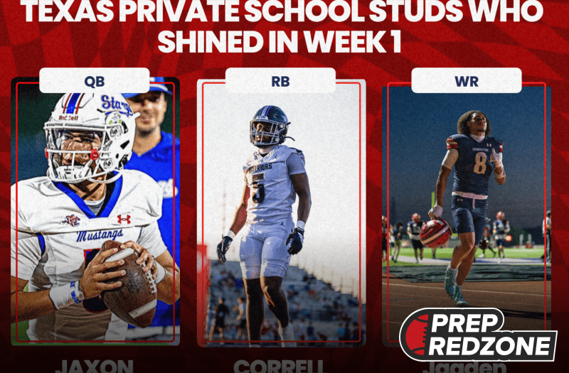 Texas Private School Studs Who Shined in Week 1